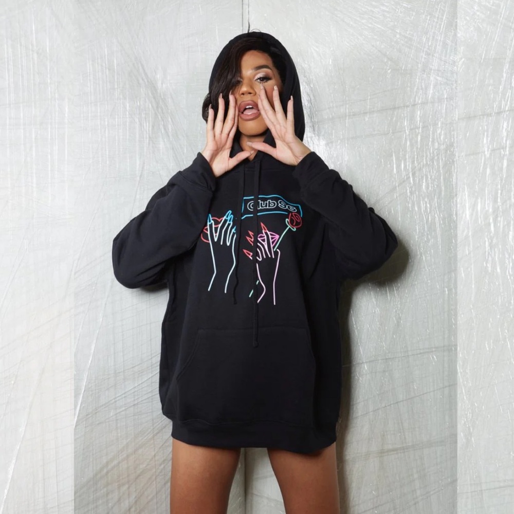 Naomi Smalls Club 96 Drag Race Black Sweatshirt, Size Large